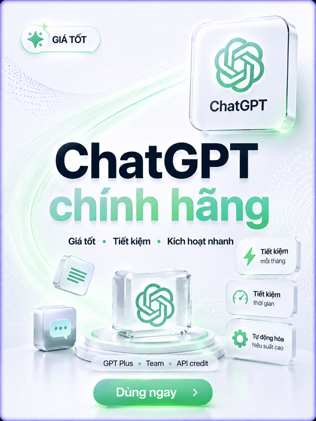 Tài khoản ChatGPT Plus